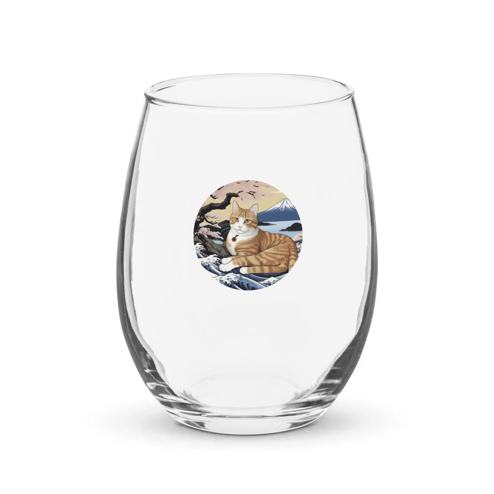 PugMug Custom Jack Jack Stemless Wine Glass