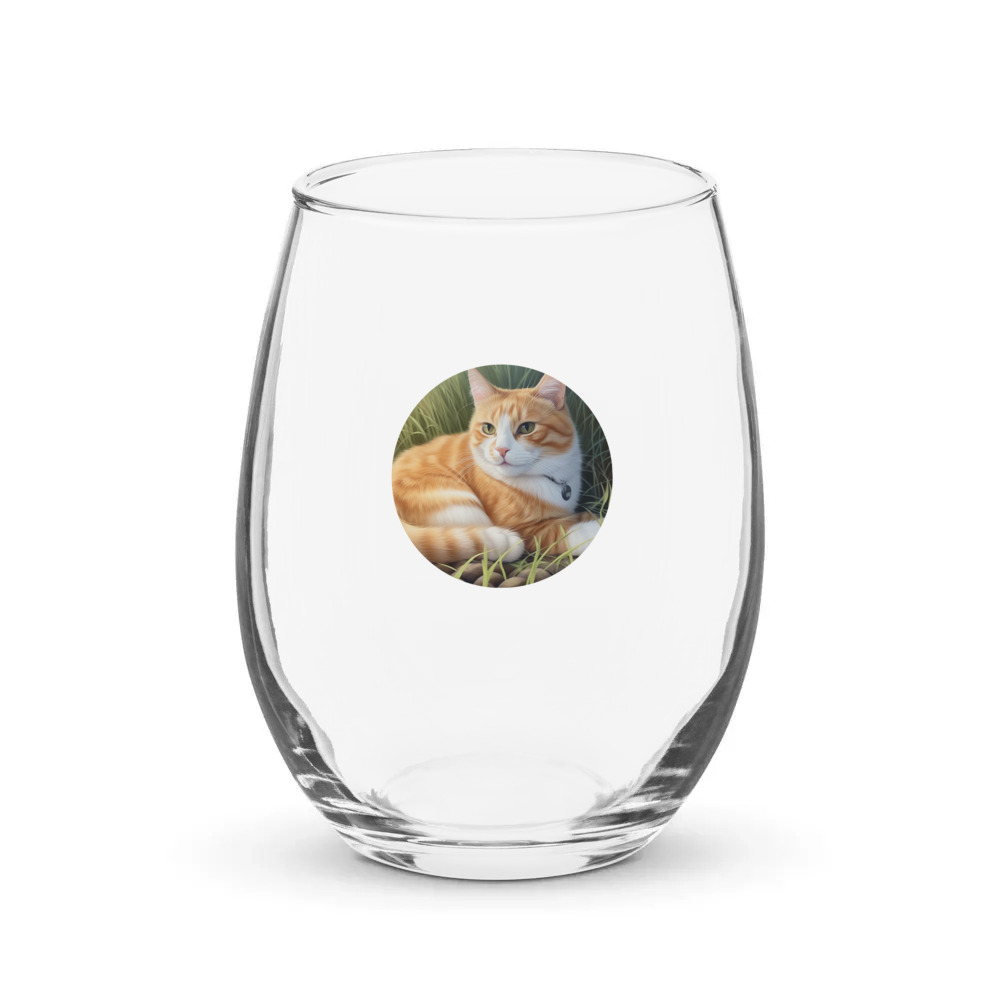 PugMug Custom Jack Jack Stemless Wine Glass