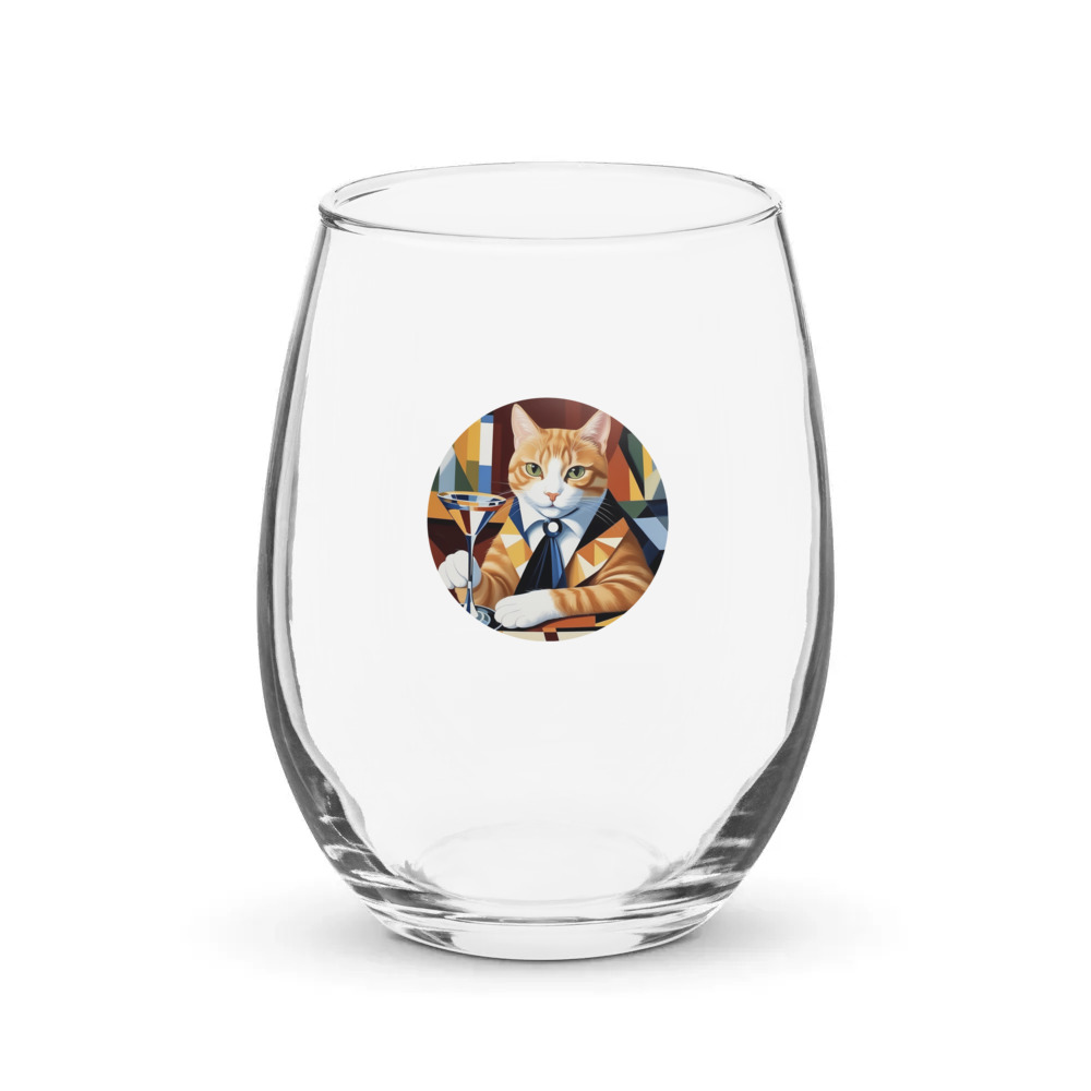 PugMug Custom Jack Jack Stemless Wine Glass