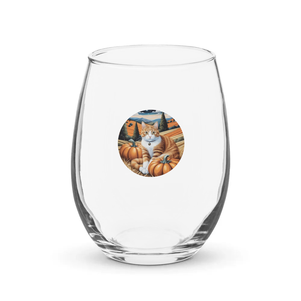 PugMug Custom Jack Jack Stemless Wine Glass