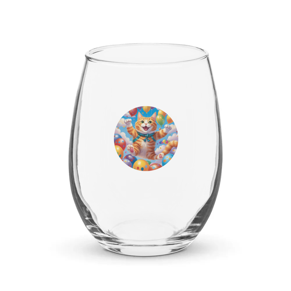 PugMug Custom Jack Jack Stemless Wine Glass