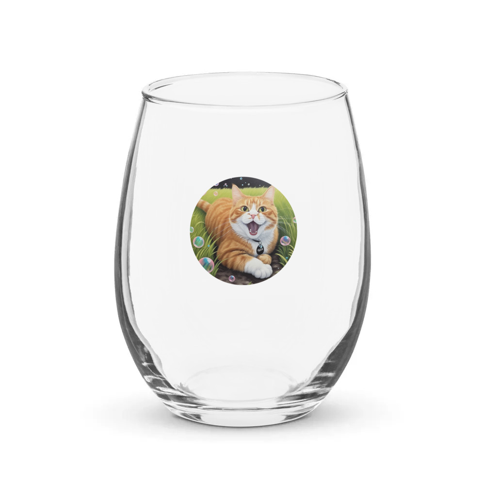 PugMug Custom Jack Jack Stemless Wine Glass