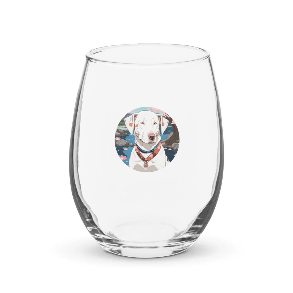 PugMug Custom Penny Stemless Wine Glass