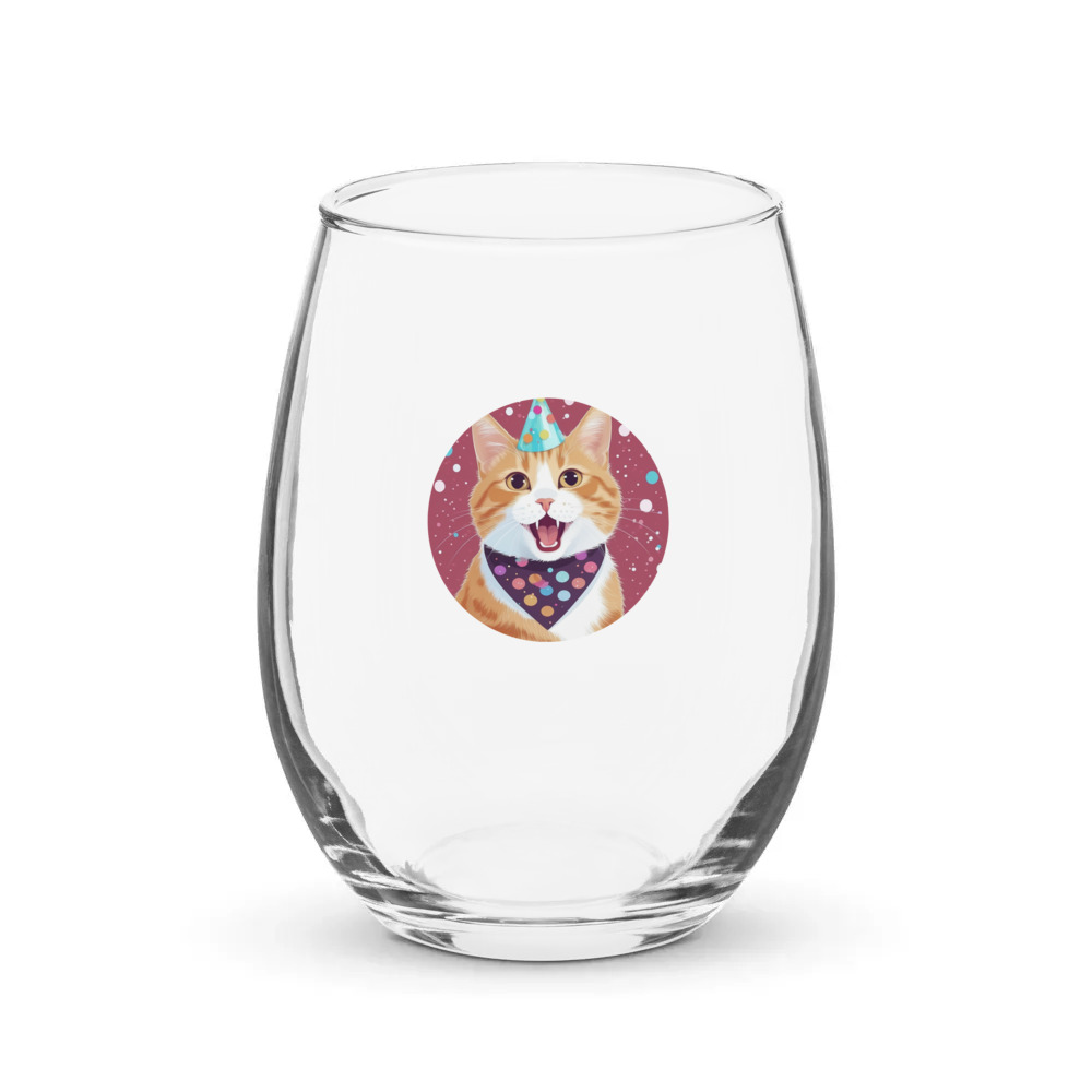 PugMug Custom Jack Jack Stemless Wine Glass