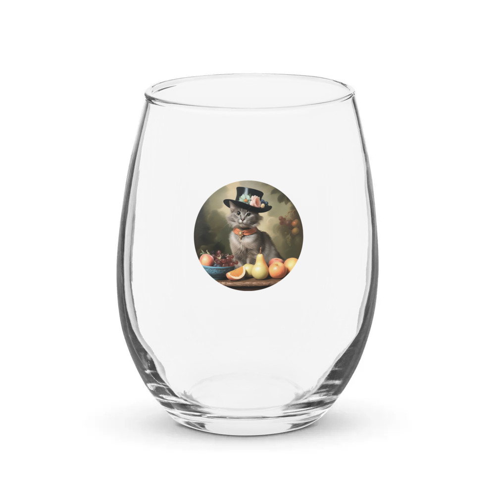 PugMug Custom Thumper Stemless Wine Glass