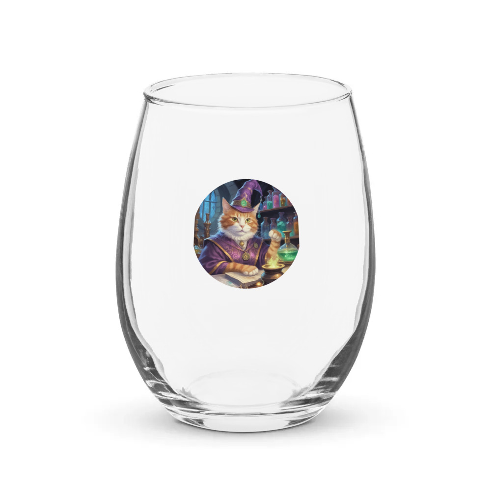PugMug Custom Jack Jack Stemless Wine Glass