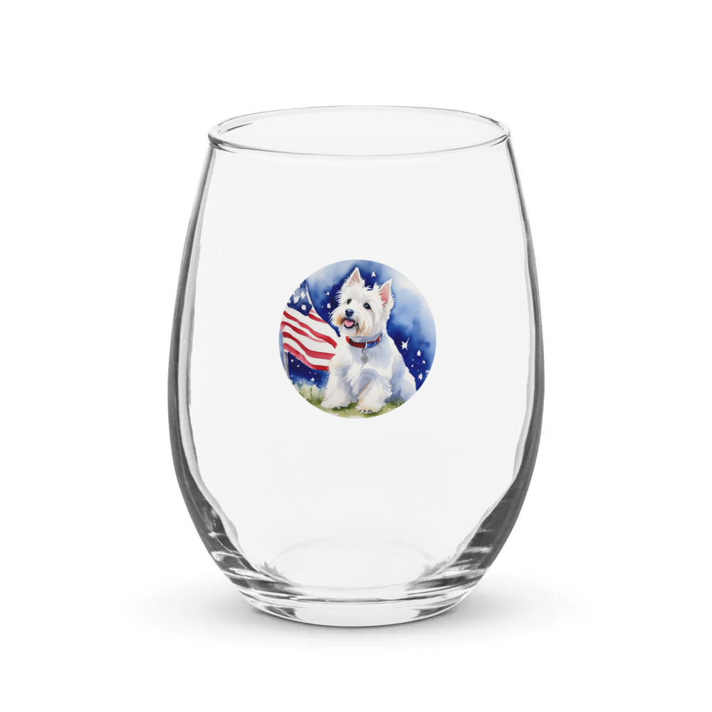 PugMug Custom Pet Stemless Wine Glass