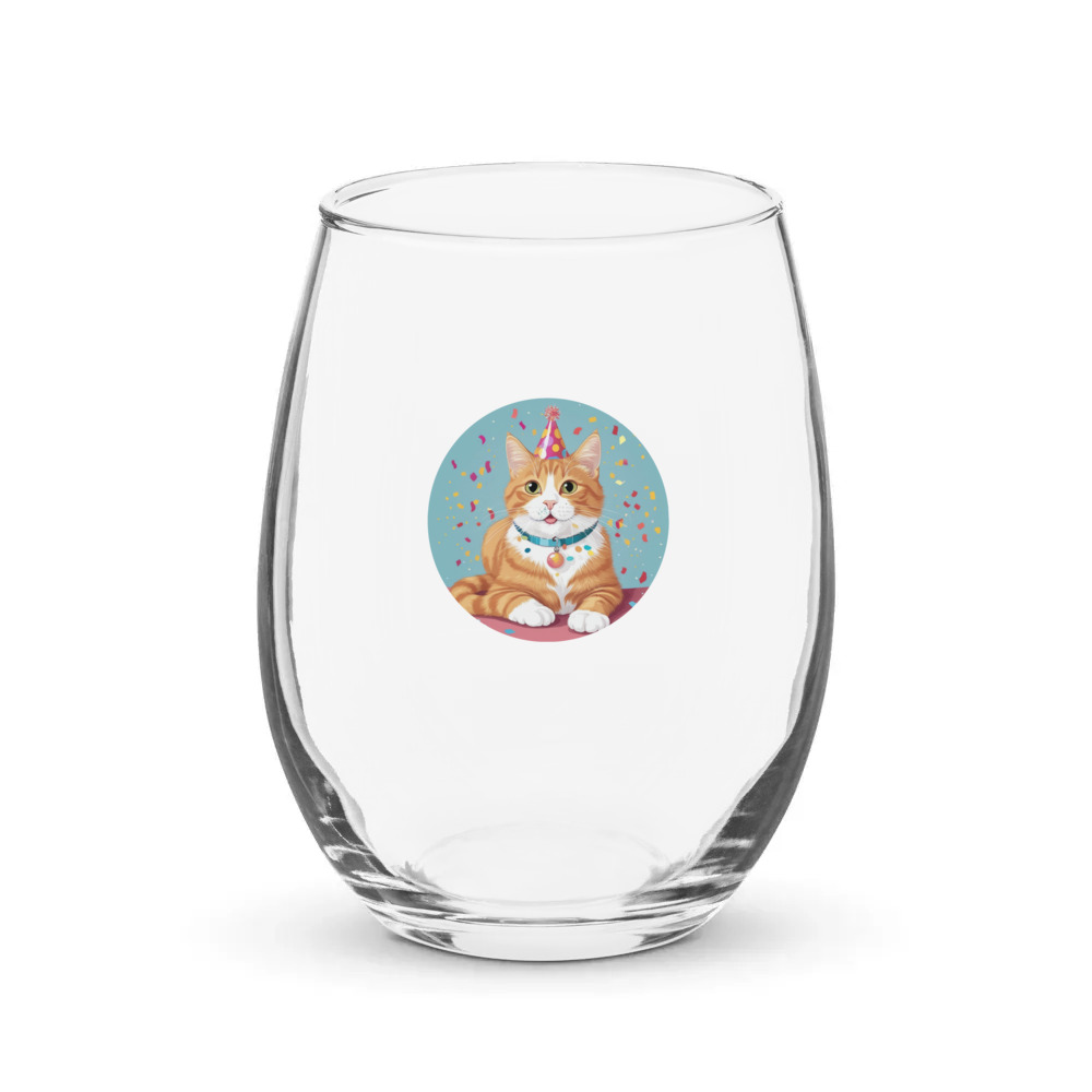 PugMug Custom Jack Jack Stemless Wine Glass