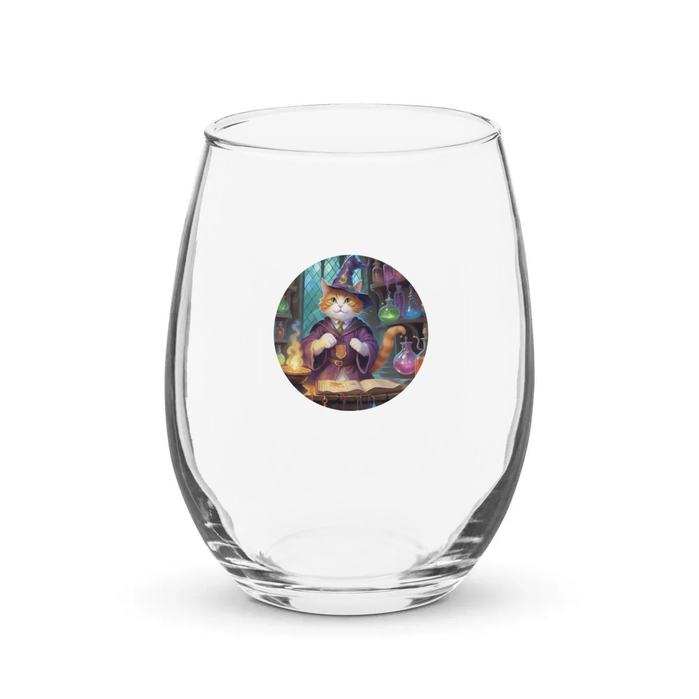 PugMug Custom Jack Jack Stemless Wine Glass