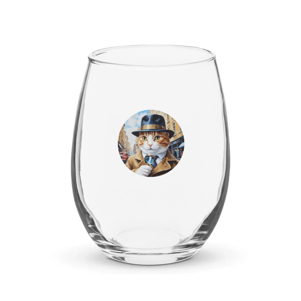 PugMug Custom Jack Jack Stemless Wine Glass