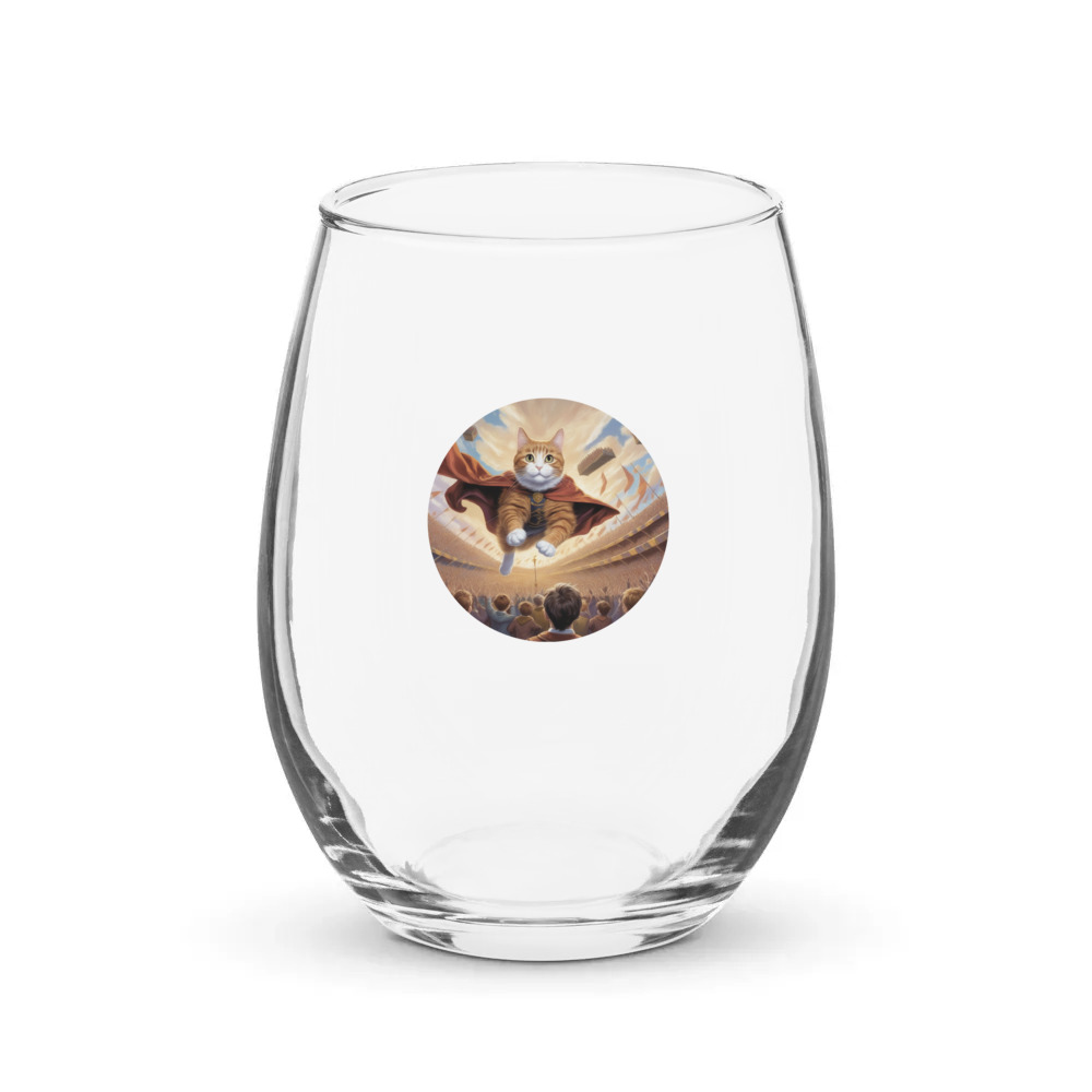 PugMug Custom Jack Jack Stemless Wine Glass