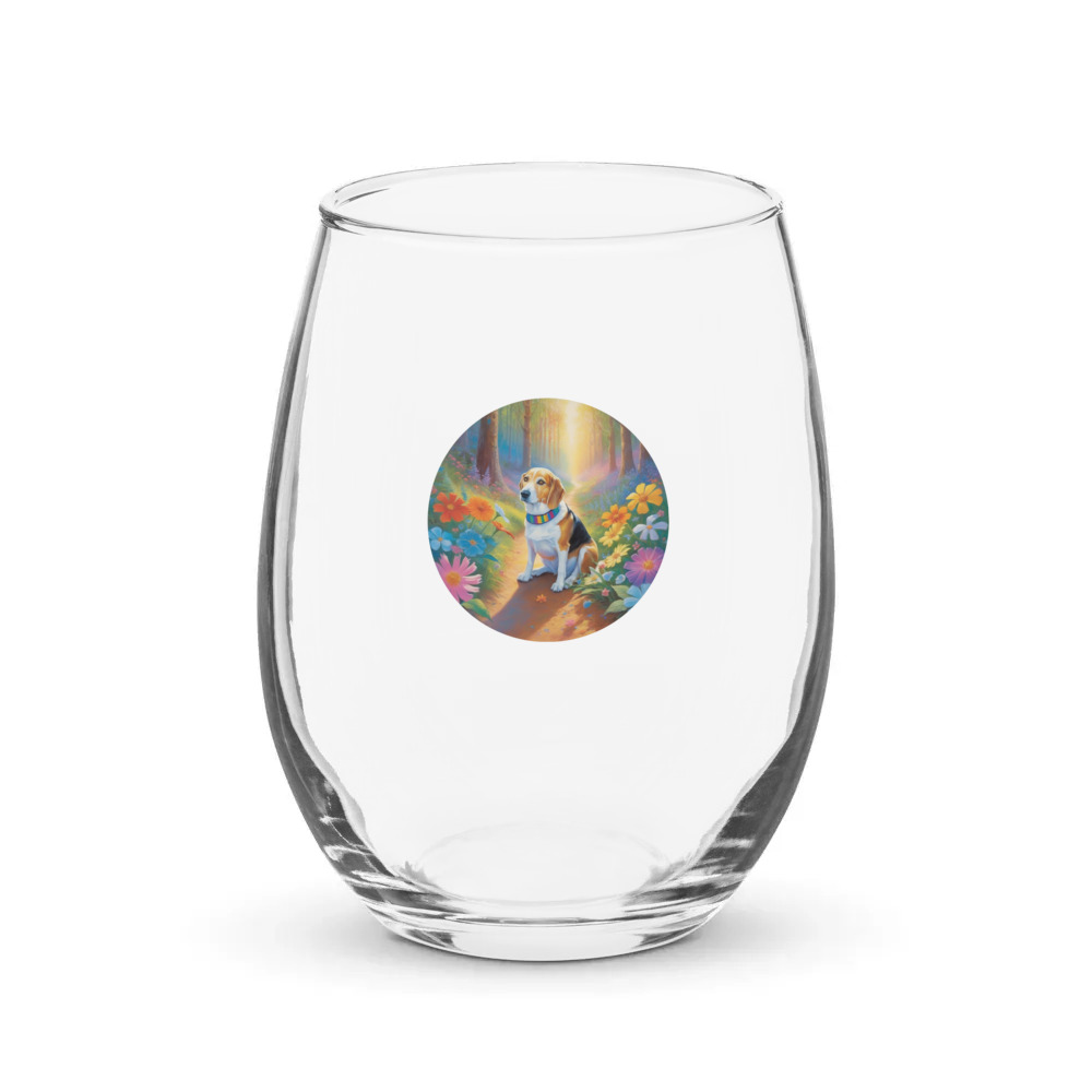 PugMug Custom Munchkin Stemless Wine Glass