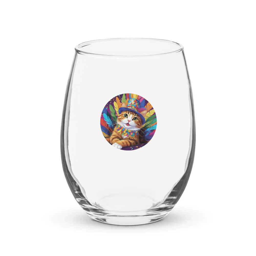 PugMug Custom Jack Jack Stemless Wine Glass