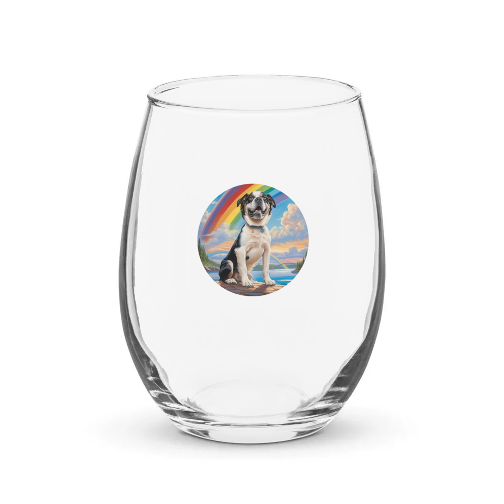PugMug Custom McHenry Stemless Wine Glass
