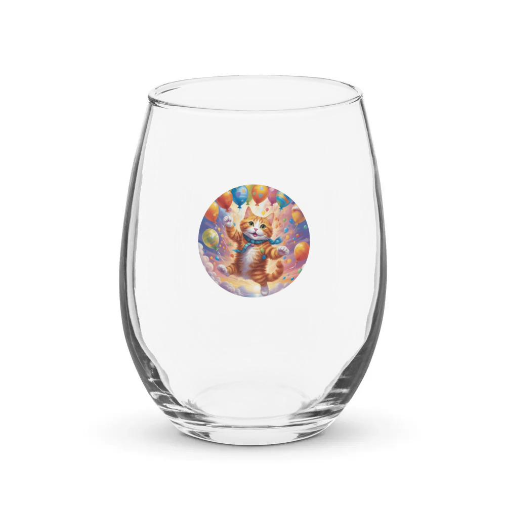 PugMug Custom Jack Jack Stemless Wine Glass
