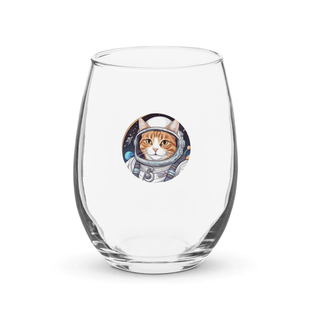 PugMug Custom Jack Jack Stemless Wine Glass