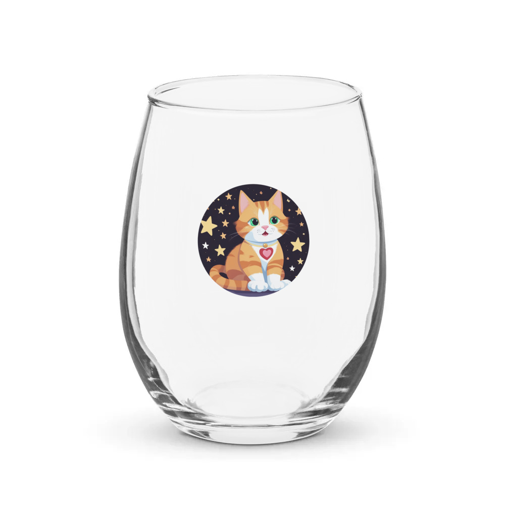 PugMug Custom Jack Jack Stemless Wine Glass