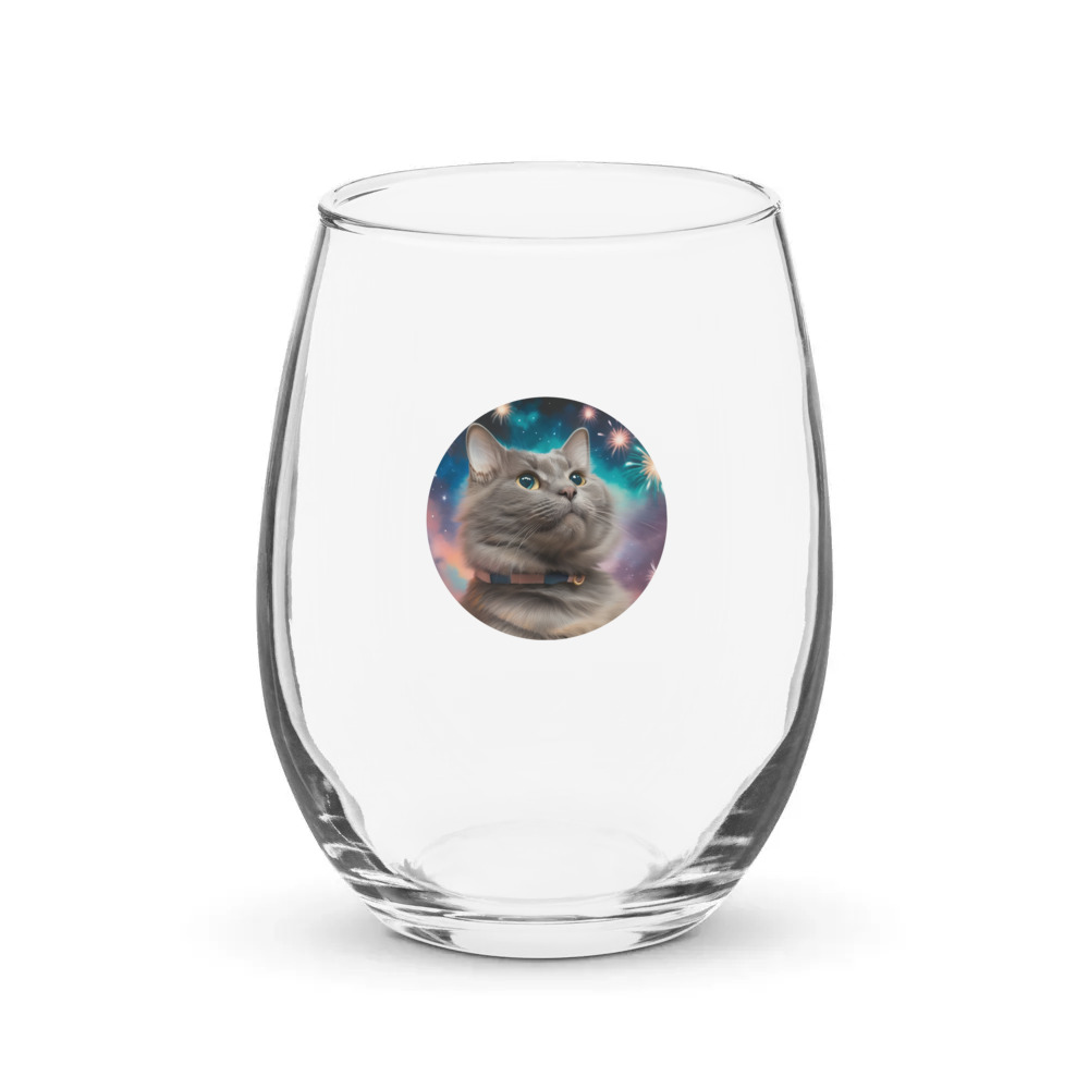PugMug Custom Thumper Stemless Wine Glass