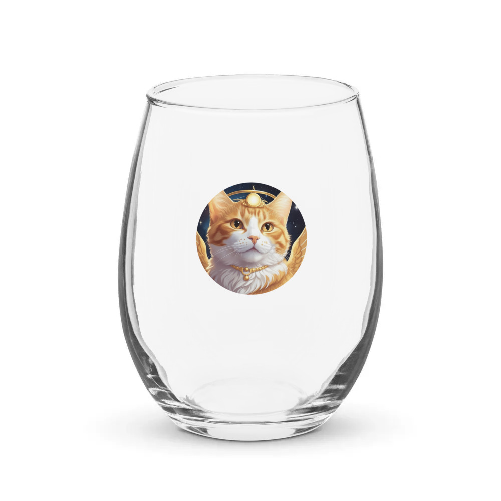 PugMug Custom Jack Jack Stemless Wine Glass