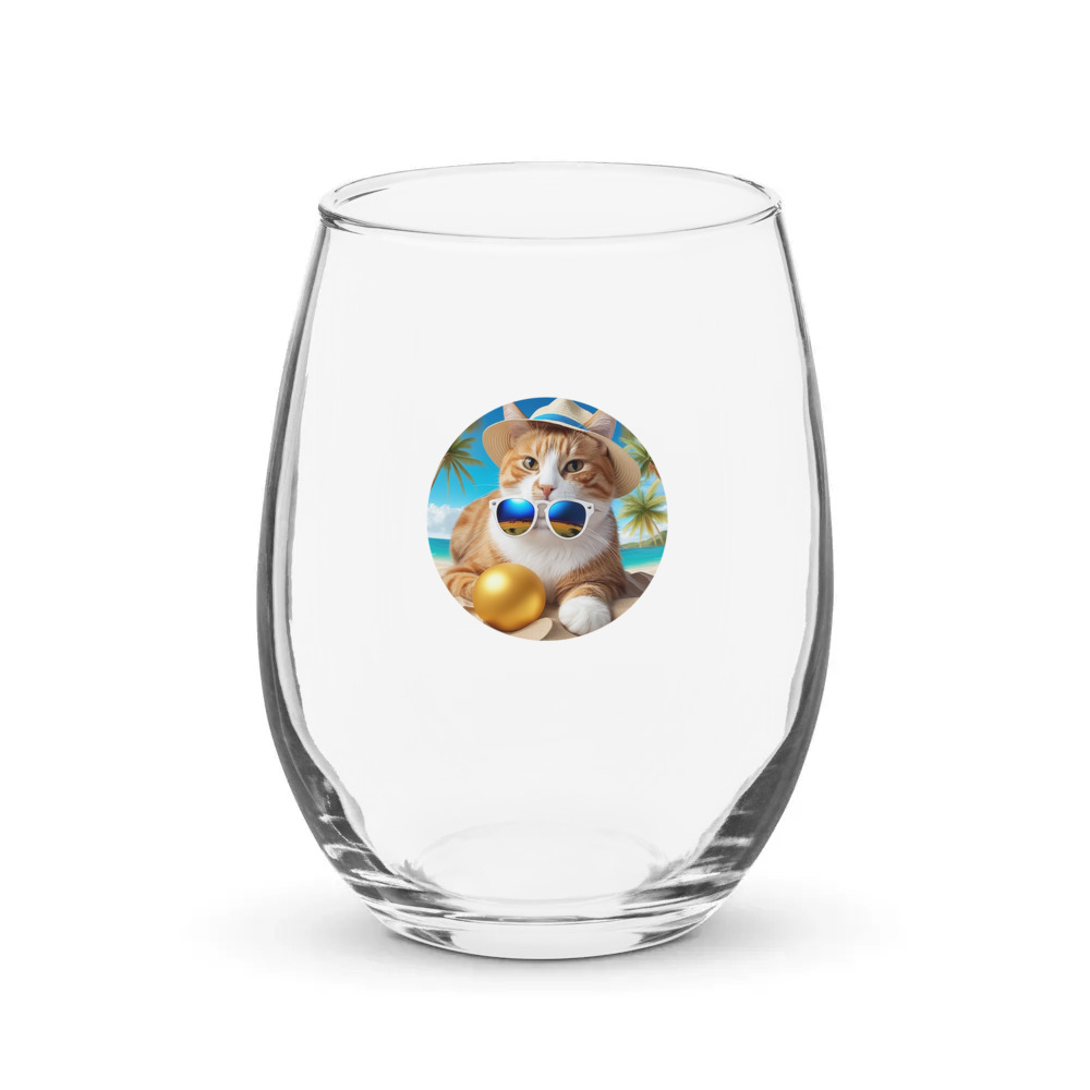 PugMug Custom Jack Jack Stemless Wine Glass