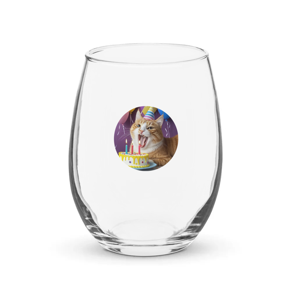PugMug Custom Jack Jack Stemless Wine Glass