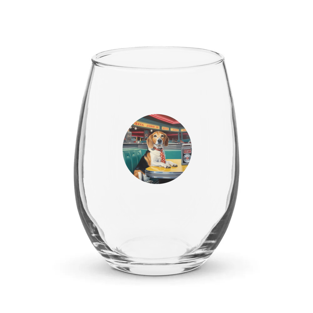 PugMug Custom Munchkin Stemless Wine Glass