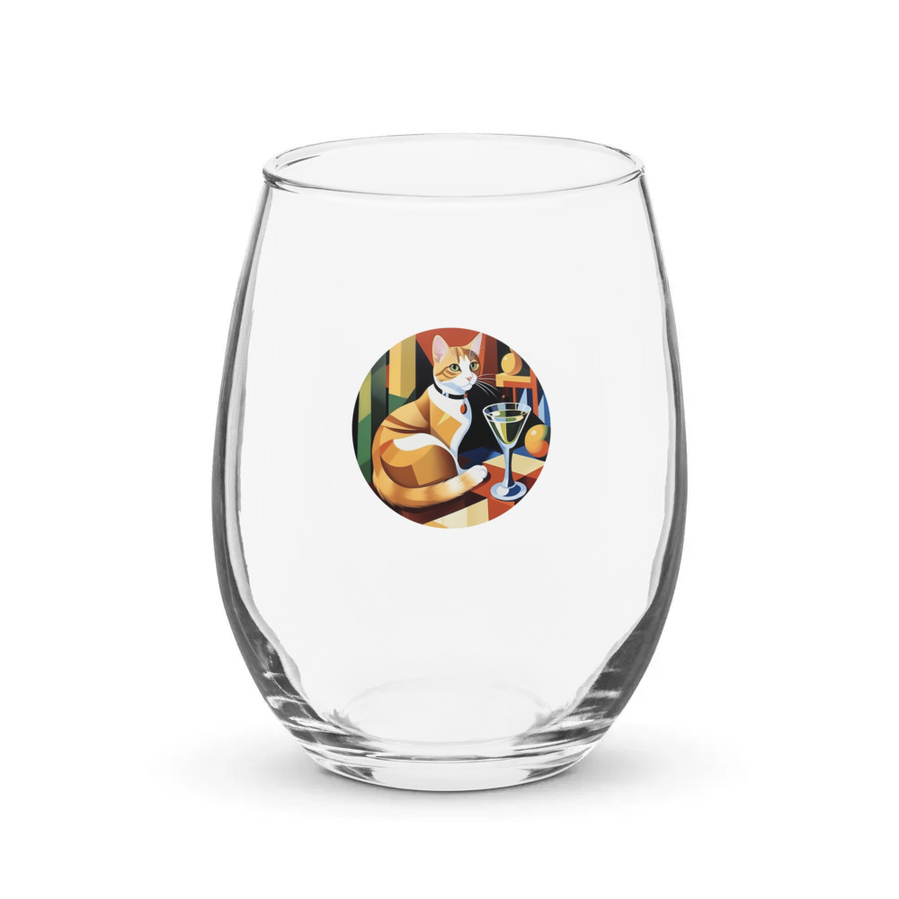 PugMug Custom Jack Jack Stemless Wine Glass