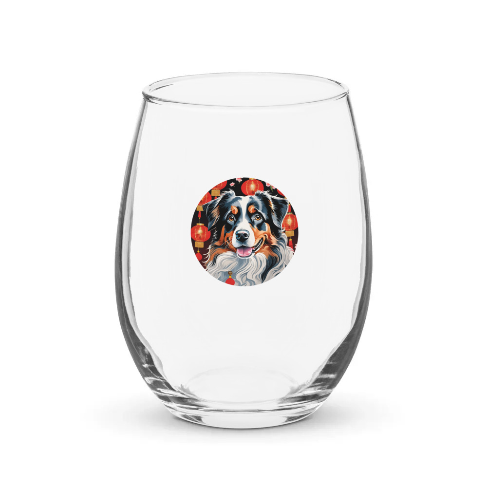 PugMug Custom Pet Stemless Wine Glass