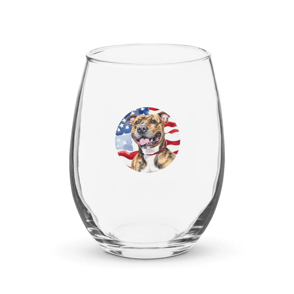 PugMug Custom Tony Hawk Stemless Wine Glass