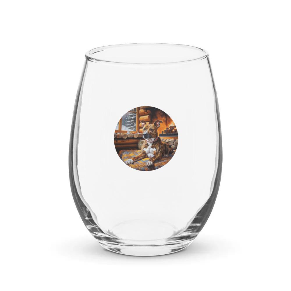 PugMug Custom Tony Hawk Stemless Wine Glass