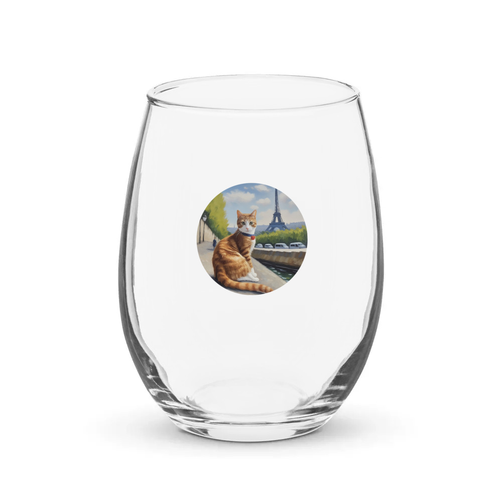 PugMug Custom Jack Jack Stemless Wine Glass