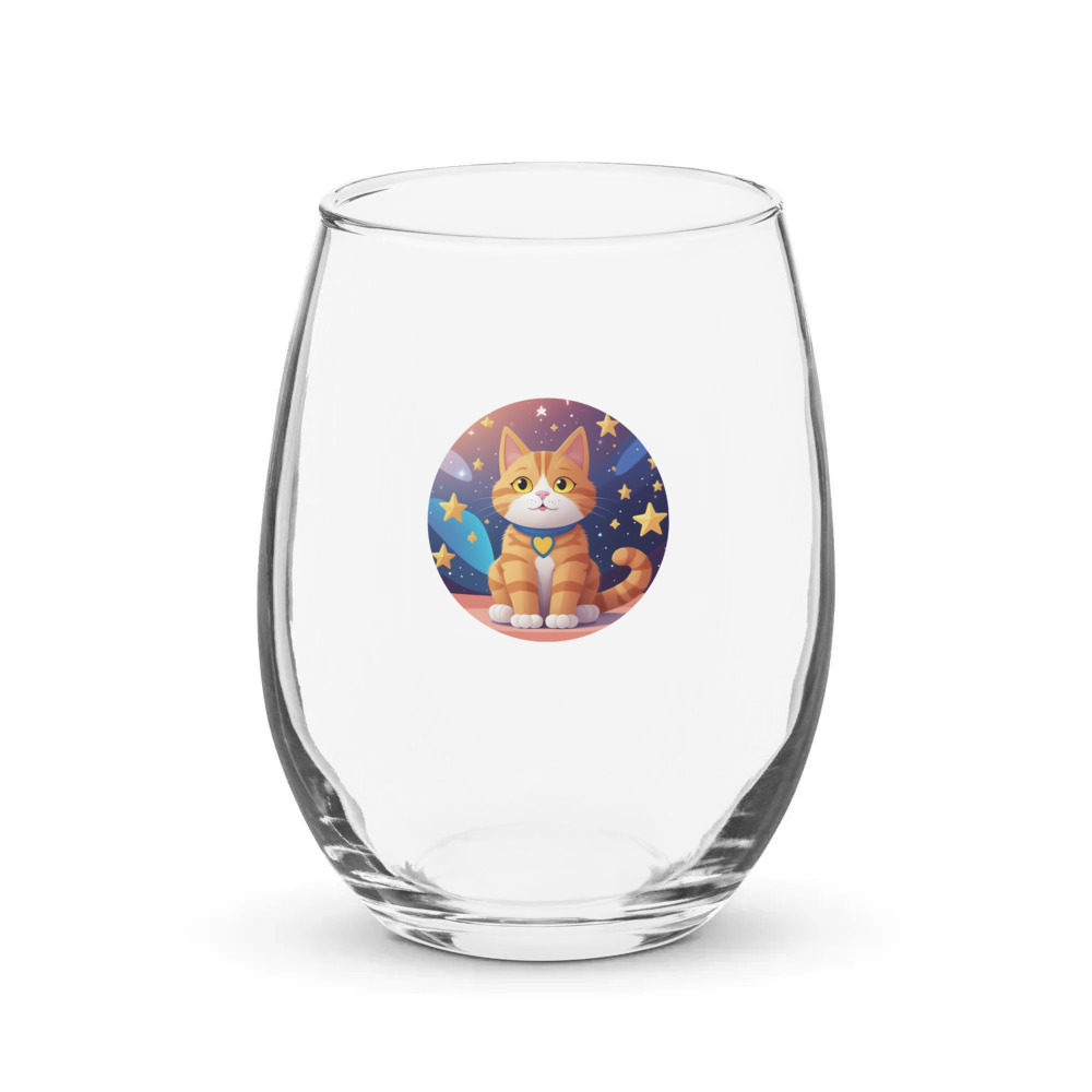 PugMug Custom Jack Jack Stemless Wine Glass