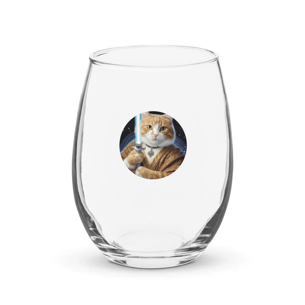 PugMug Custom Jack Jack Stemless Wine Glass