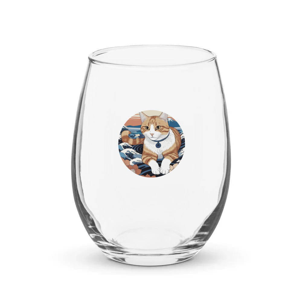 PugMug Custom Jack Jack Stemless Wine Glass
