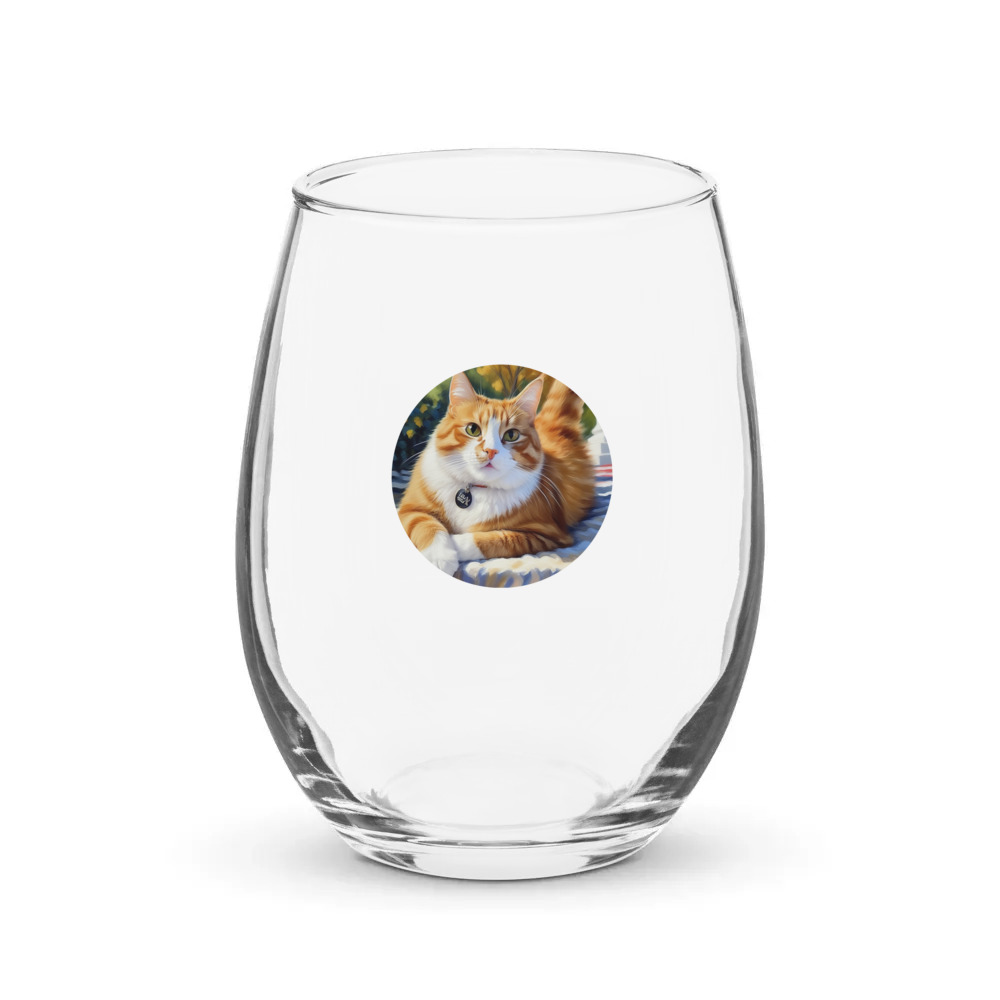 PugMug Custom Jack Jack Stemless Wine Glass