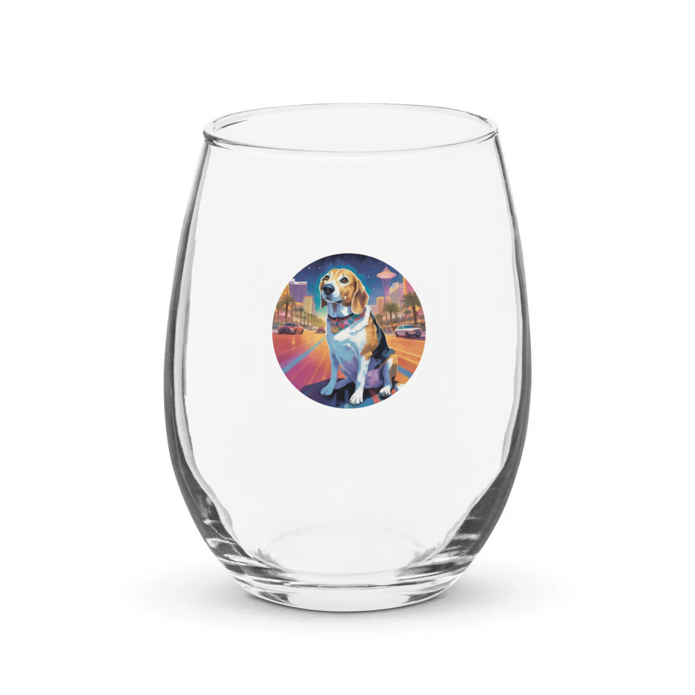 PugMug Custom Munchkin Stemless Wine Glass