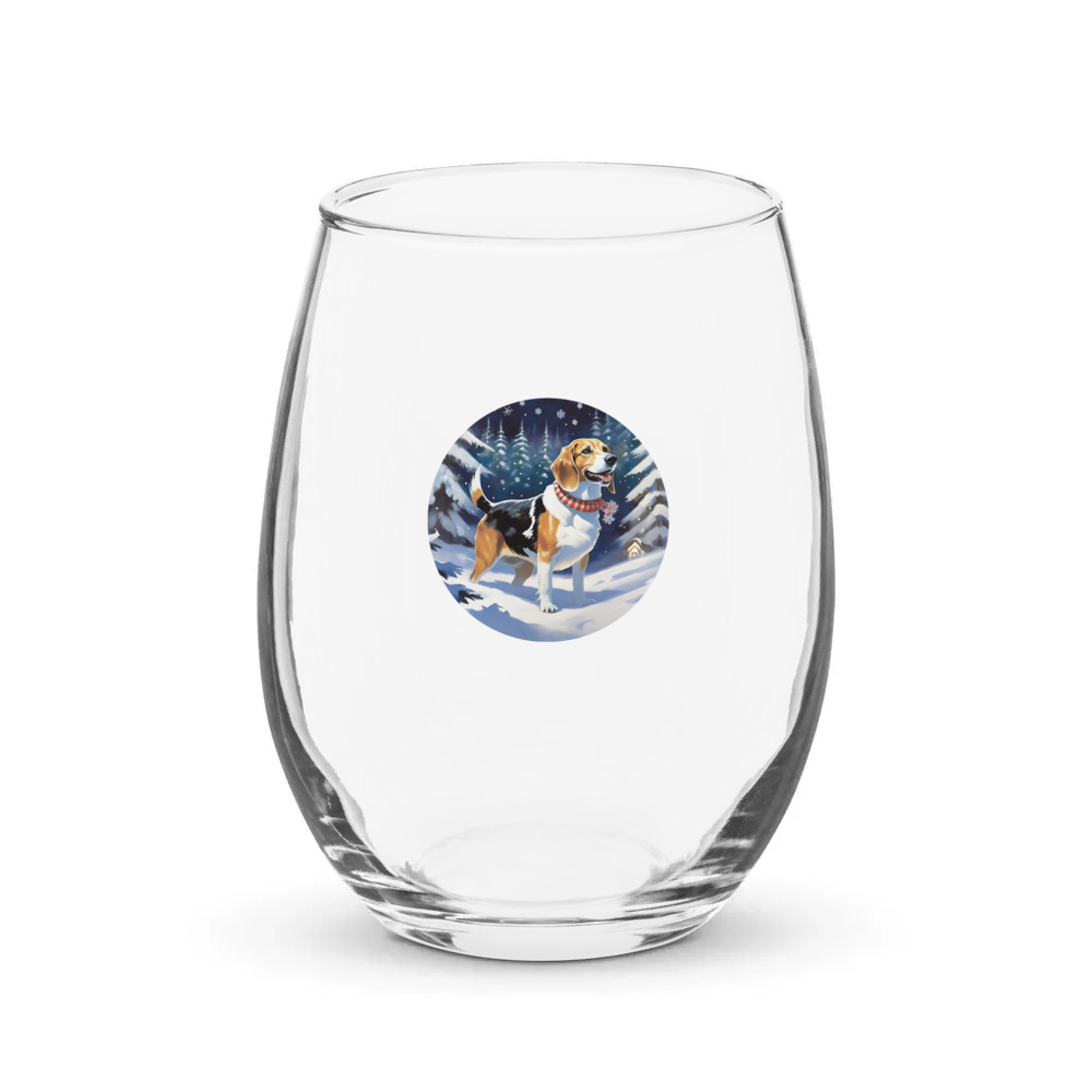 PugMug Custom Munchkin Stemless Wine Glass