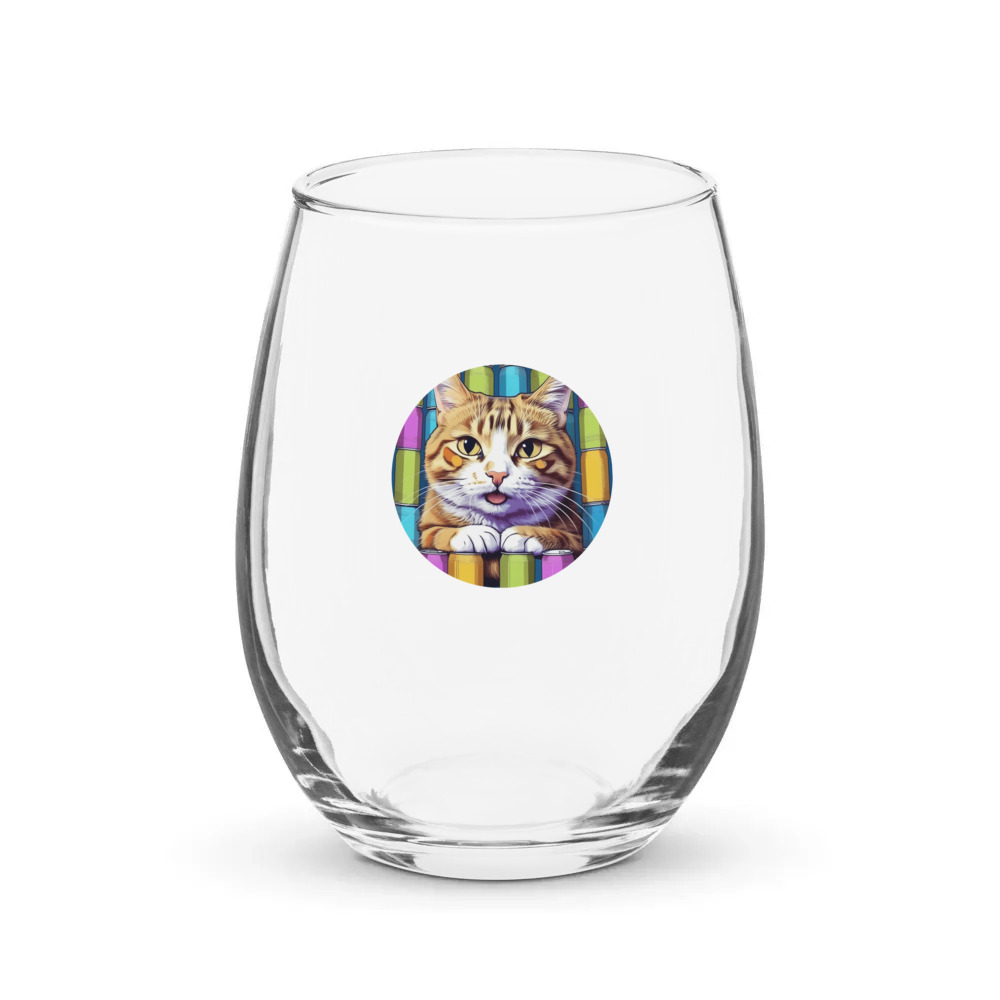 PugMug Custom Jack Jack Stemless Wine Glass