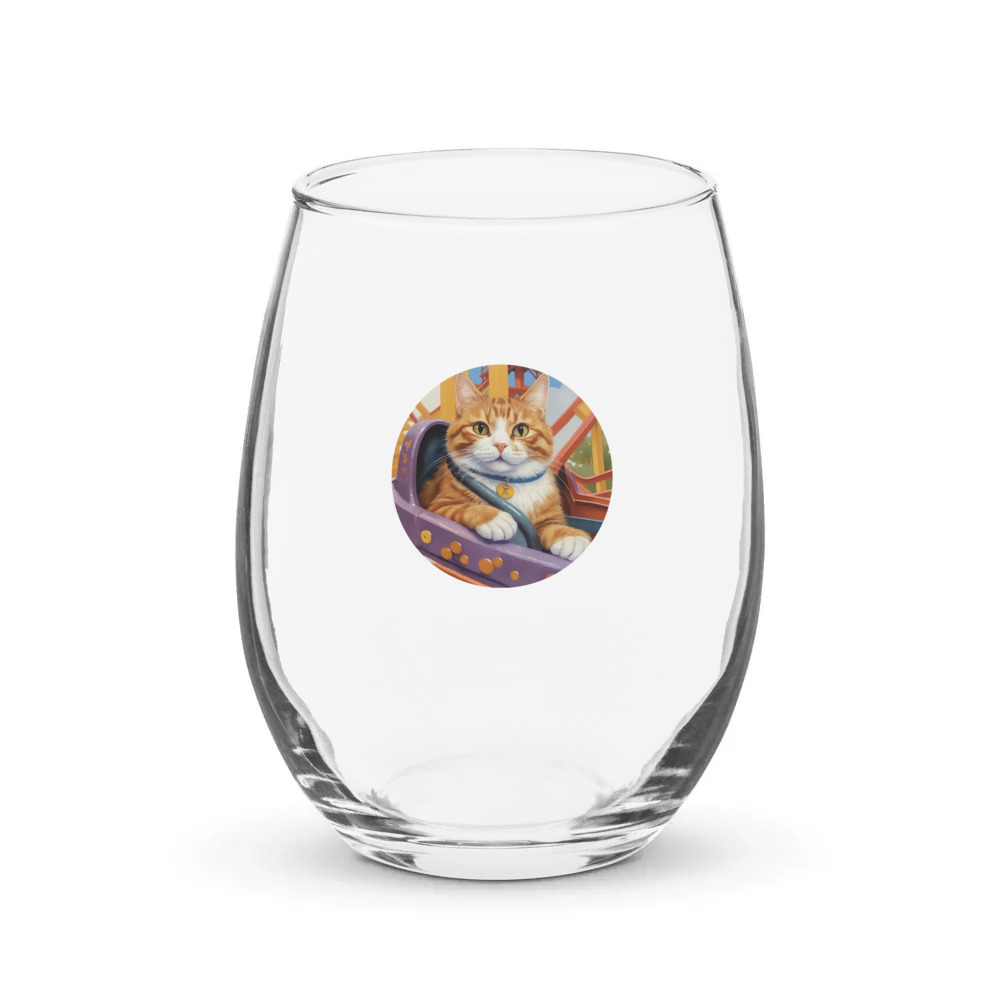 PugMug Custom Jack Jack Stemless Wine Glass
