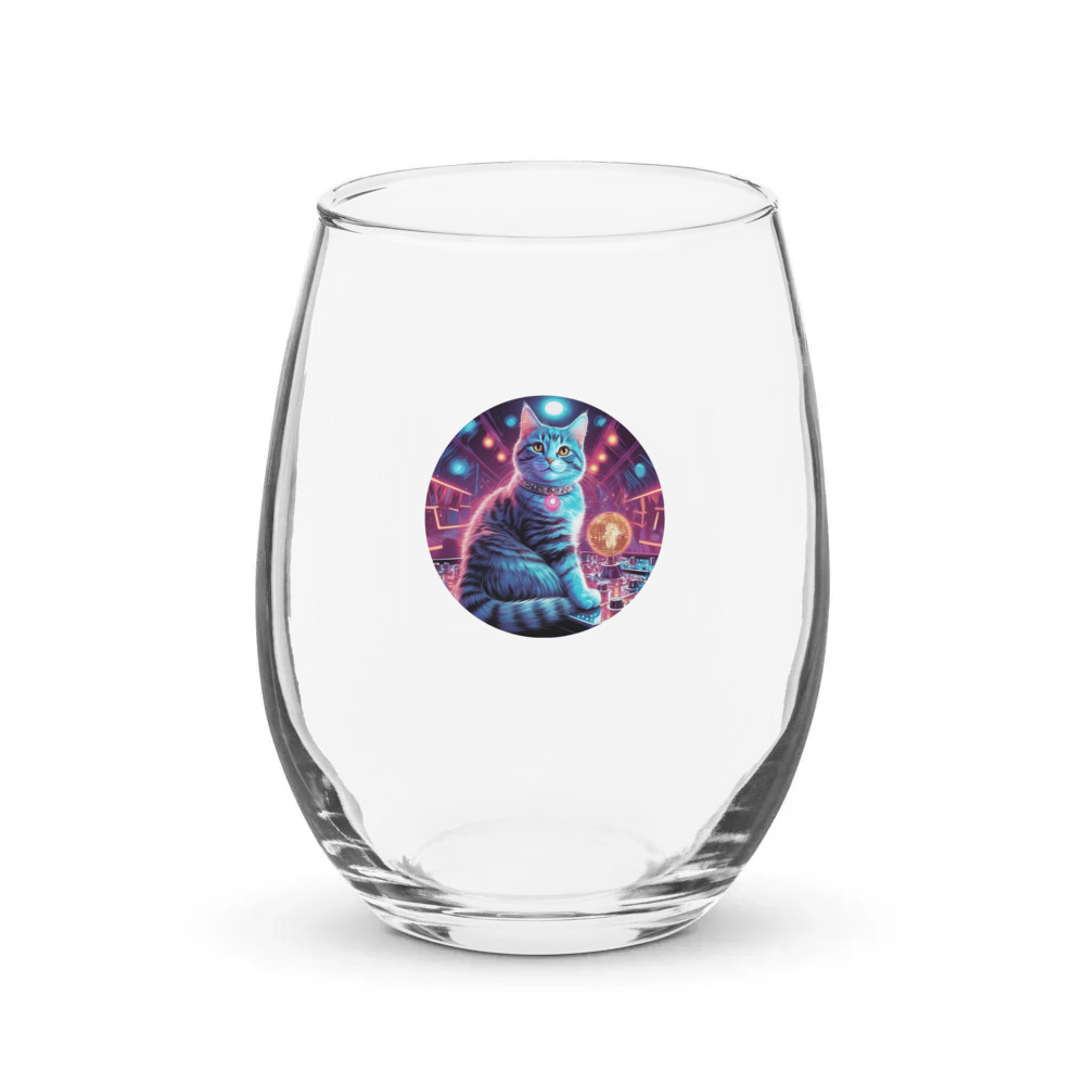 PugMug Custom Jack Jack Stemless Wine Glass