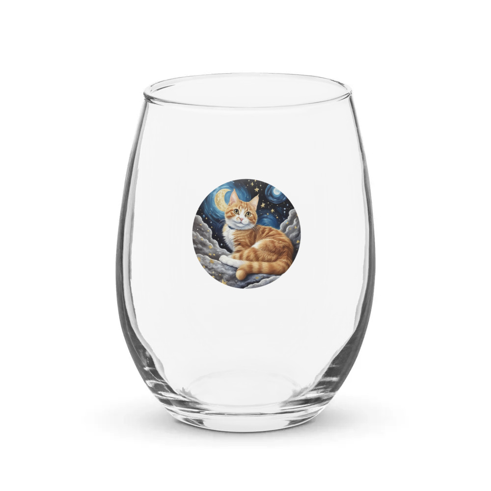 PugMug Custom Jack Jack Stemless Wine Glass