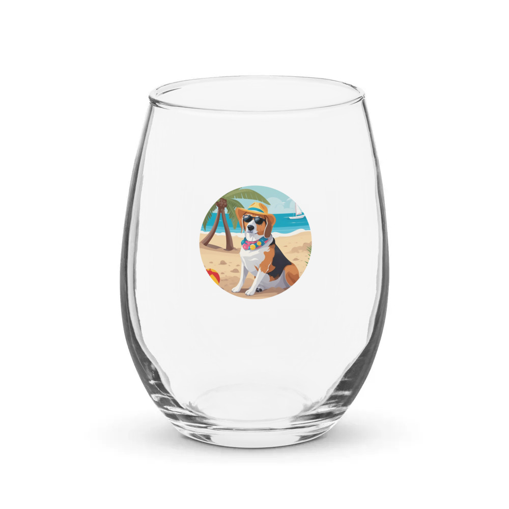 PugMug Custom Munchkin Stemless Wine Glass