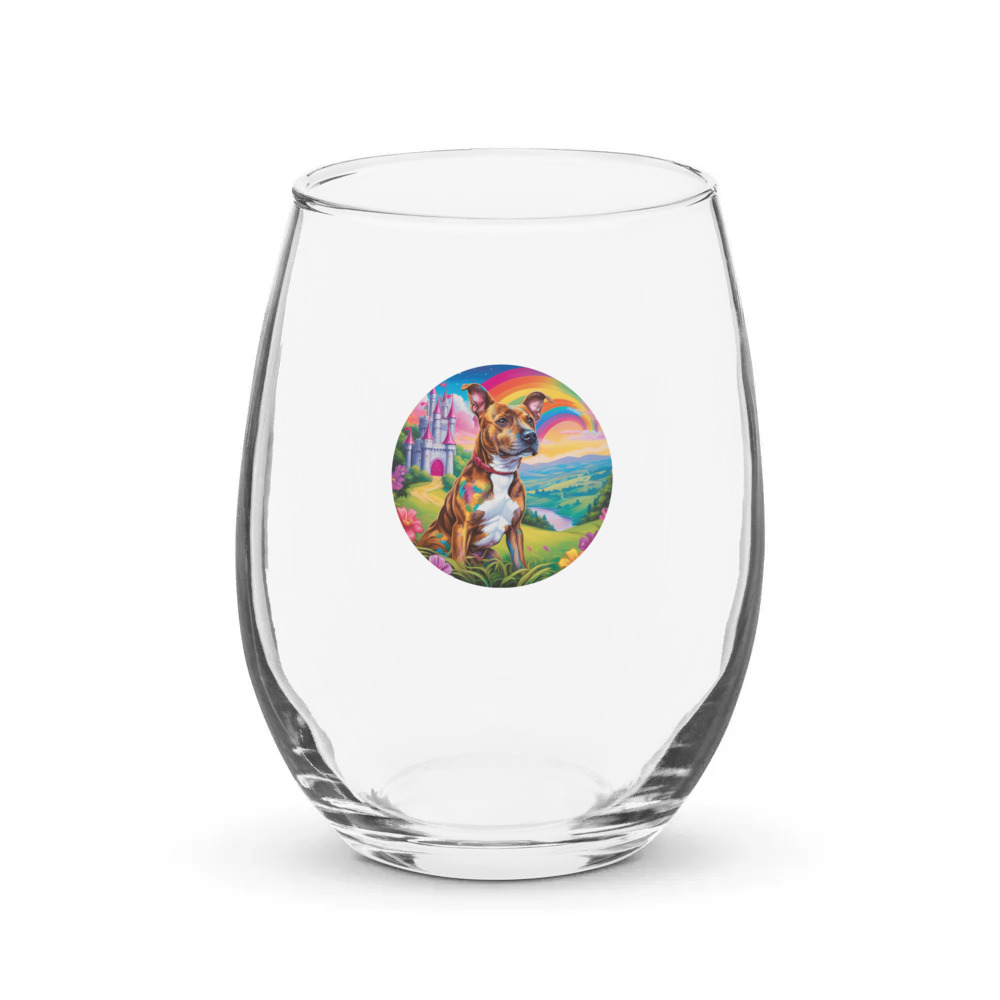 PugMug Custom Tony Hawk Stemless Wine Glass