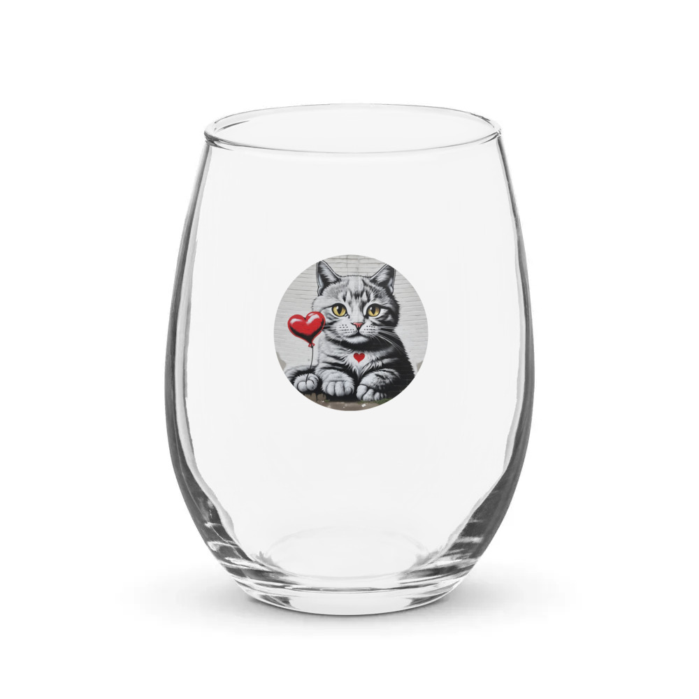 PugMug Custom Jack Jack Stemless Wine Glass
