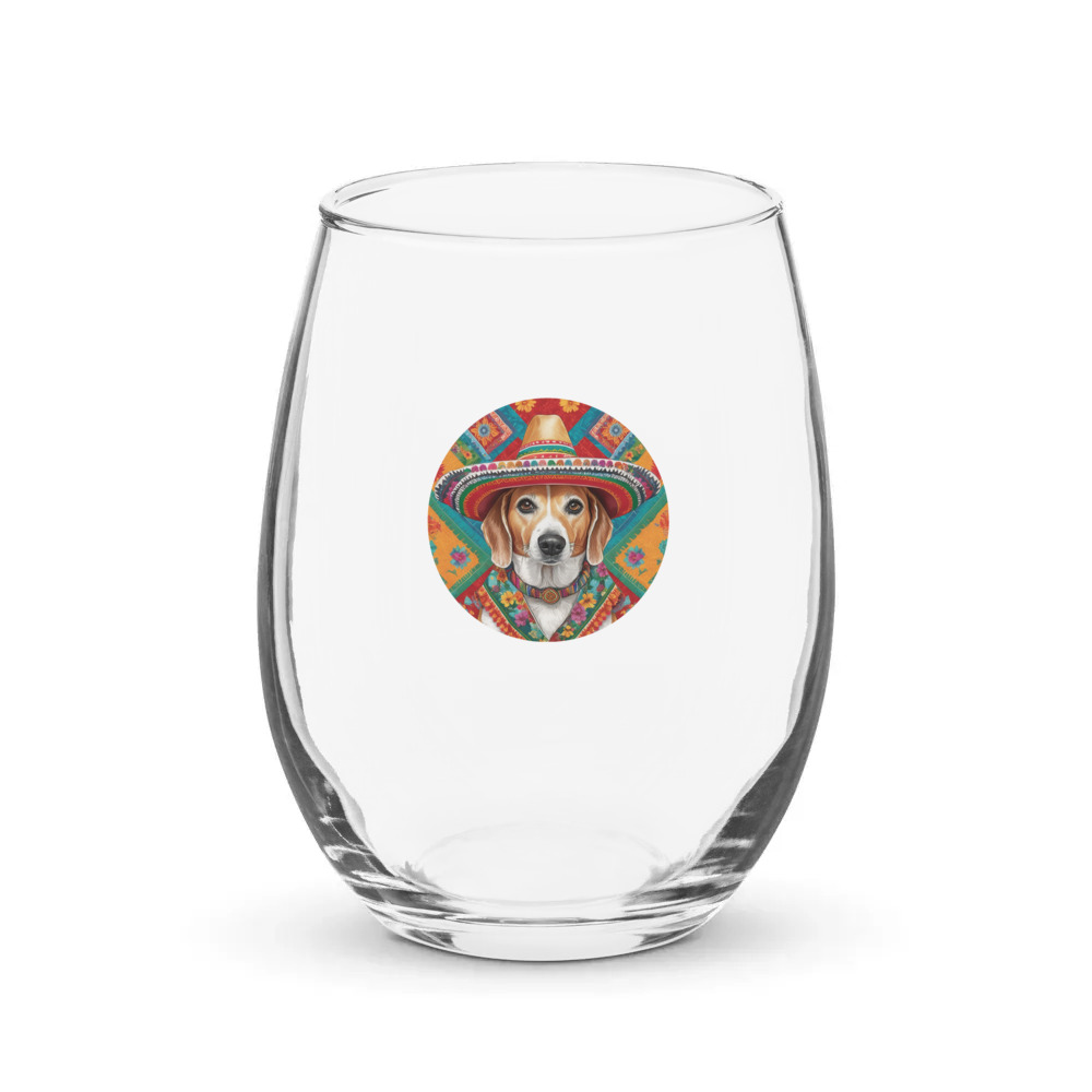 PugMug Custom Munchkin Stemless Wine Glass