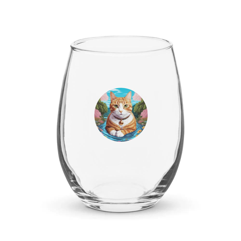 PugMug Custom Jack Jack Stemless Wine Glass
