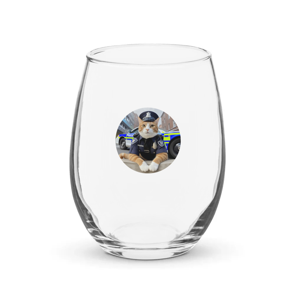 PugMug Custom Jack Jack Stemless Wine Glass
