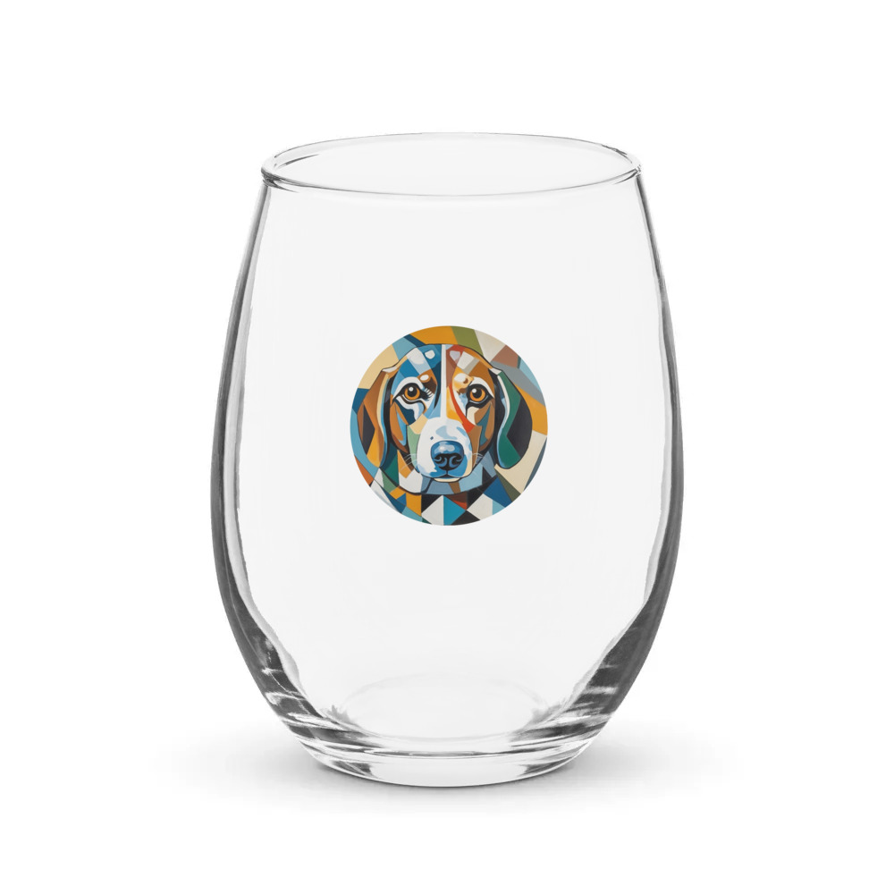 PugMug Custom Munchkin Stemless Wine Glass