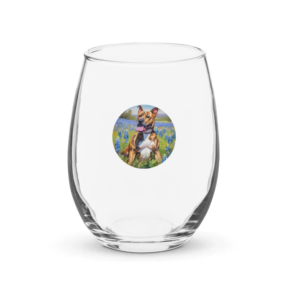 PugMug Custom Tony Hawk Stemless Wine Glass
