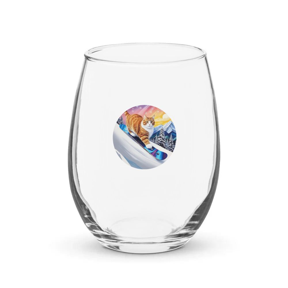 PugMug Custom Jack Jack Stemless Wine Glass
